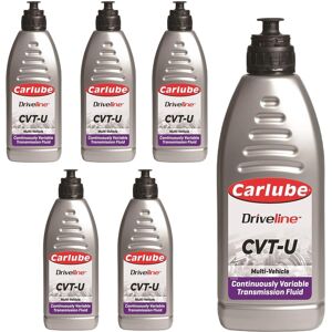 Carlube Cvt-U Continuosly Variable Transmission Gearbox Oil Fluid 1l X6 Carlube Cvt-U Continuosly Variable Transmission Gearbox Oil Fluid 1l X6