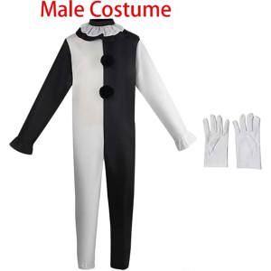 Does Not Apply Terrifierr Cosplay Costume 1 Set Female Or Male Horror Carnival Party Skin-Tight Does Not Apply Terrifierr Cosplay Costume 1 Set Female Or Male Horror Carnival Party Skin-Tight