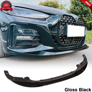 Carmotoring Fit For Bmw 4 Series G22 G23 M-Sport 2020up Gloss Black Front Bumper Lip Spoiler Carmotoring Fit For Bmw 4 Series G22 G23 M-Sport 2020up Gloss Black Front Bumper Lip Spoiler