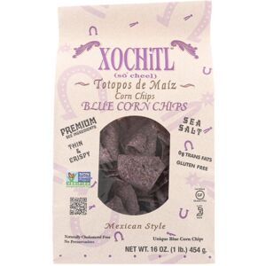 Blue Corn Chips Mexican Style 16 Oz (Case Of 9) By Xochitl Blue Corn Chips Mexican Style 16 Oz (Case Of 9) By Xochitl