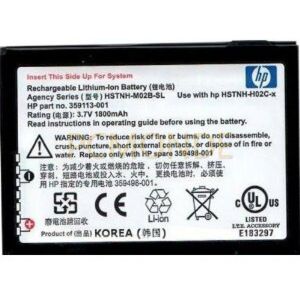 HP Standard Battery For Ipaq Hx4700 Hx4705 Series - 1800mah (359113-001) HP Standard Battery For Ipaq Hx4700 Hx4705 Series - 1800mah (359113-001)