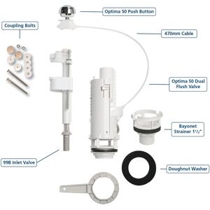 Siamp Optima 50 Dual Flush 2 1 1/2 In Outlet Plus 99b Valve Float Chrome Button Siamp Optima 50 Dual Flush 2 1 1/2 In Outlet Plus 99b Valve Float Chrome Button