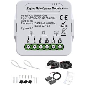 Sodial 2x(Smartzigbee Garage Door Opener - Remote Control Gate Accessory8671 Sodial 2x(Smartzigbee Garage Door Opener - Remote Control Gate Accessory8671