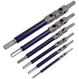 Neilsen 6pc Hex Key Swivel Head Jointed Wrench Set - 3, 4, 5, 6, 8 & 10mm Neilsen 6pc Hex Key Swivel Head Jointed Wrench Set - 3, 4, 5, 6, 8 & 10mm