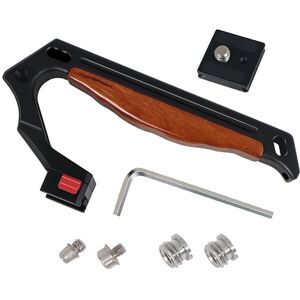 Sodial 3x(1set Photography Upper Carry Handle Wooden Pot Handle Grip Release ,C T4x8) Sodial 3x(1set Photography Upper Carry Handle Wooden Pot Handle Grip Release ,C T4x8)