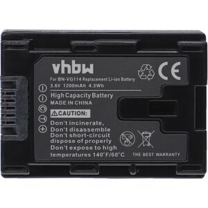 Vhbw Battery For Jvc Bn-Vg114u Bn-Vg114su Bn-Vg114 Bn-Vg114e Bn-Vg114ac 1200mah Vhbw Battery For Jvc Bn-Vg114u Bn-Vg114su Bn-Vg114 Bn-Vg114e Bn-Vg114ac 1200mah