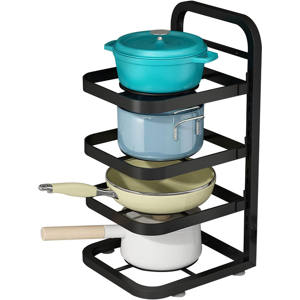 Does Not Apply Pots And Pans Organiser Rack, 4 Tiers Height Adjustable Pot Lid Organizer Rack H Does Not Apply Pots And Pans Organiser Rack, 4 Tiers Height Adjustable Pot Lid Organizer Rack H