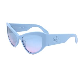 adidas Original Or0089 84x Shiny Light Blue 57/17/135 Woman Sunglasses adidas Original Or0089 84x Shiny Light Blue 57/17/135 Woman Sunglasses
