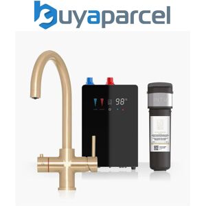 Intu 4our Brushed Gold 4 In 1 Swan Filtered Boiling Hot Water Tap Nexus & Pro Fi Intu 4our Brushed Gold 4 In 1 Swan Filtered Boiling Hot Water Tap Nexus & Pro Fi