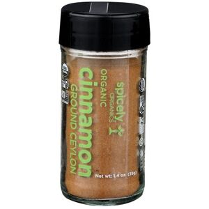 Organic Cinnamon Ceylon Ground 1.4 Oz (Case Of 3) By Spicely Organics Organic Cinnamon Ceylon Ground 1.4 Oz (Case Of 3) By Spicely Organics