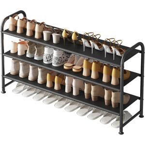 Yuwhfei Shoe Rack 3 Tier, Shoe Storage Organiser For 12-18 Pairs Of Shoes, Long Yuwhfei Shoe Rack 3 Tier, Shoe Storage Organiser For 12-18 Pairs Of Shoes, Long