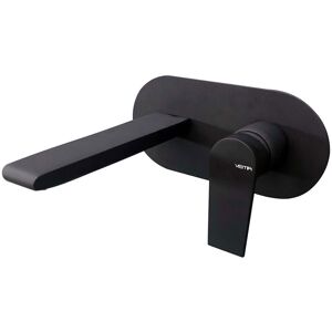 Vema Timea 2-Hole Basin Mixer Tap Wall Mounted - Matt Black Vema Timea 2-Hole Basin Mixer Tap Wall Mounted - Matt Black