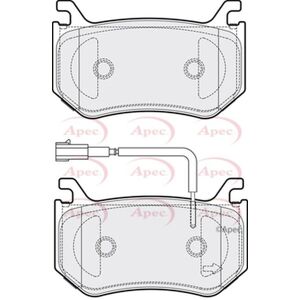 Apec Brake Pads Rear R90 High Quality 77367666 5028906114428 Pad2140 Apec Brake Pads Rear R90 High Quality 77367666 5028906114428 Pad2140