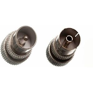 Onestopdiy New Pack Of 100 Coaxial Aerial Cable Connectors 50 X Female 50 X Male - Onestopd Onestopdiy New Pack Of 100 Coaxial Aerial Cable Connectors 50 X Female 50 X Male - Onestopd