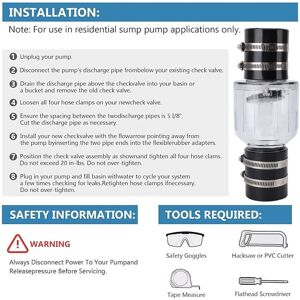 Silent Sewage Sump Pump Check Valve 2in Check Valve Spring Loaded Flapper Quiet Silent Sewage Sump Pump Check Valve 2in Check Valve Spring Loaded Flapper Quiet