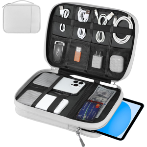 Does Not Apply Electronics Organizer Travel Case, Double Layers Cord Organizer For Cable,Cord,I Does Not Apply Electronics Organizer Travel Case, Double Layers Cord Organizer For Cable,Cord,I
