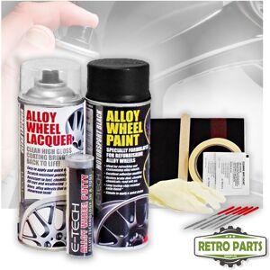 Etech Engineering Alloy Wheel Repair & Refurb Kit For Mclaren Complete Pro Diy Paint Black Etech Engineering Alloy Wheel Repair & Refurb Kit For Mclaren Complete Pro Diy Paint Black