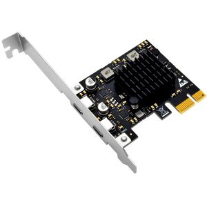 Sodial 2x(Pcie To Type-C Pci Express Pci-E 1x To Usb3.2 Gen2 Type-C Expansion Card6572 Sodial 2x(Pcie To Type-C Pci Express Pci-E 1x To Usb3.2 Gen2 Type-C Expansion Card6572