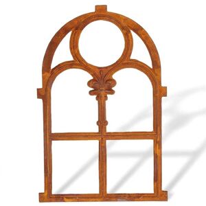 Aubaho Nostalgia 46 X 74cm Window Cast Iron Frame Rusty Antique Style Aubaho Nostalgia 46 X 74cm Window Cast Iron Frame Rusty Antique Style