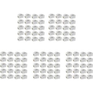 Sodial Ethernet Coupler, 100pack Cat6 Rj45 Jack Inline Female Connectors Z1j78427 Sodial Ethernet Coupler, 100pack Cat6 Rj45 Jack Inline Female Connectors Z1j78427