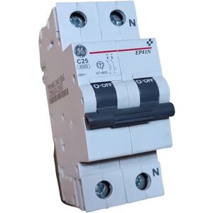 Ge Power 671855 Ep41nc25 Circuit Breaker Magnetic Thermal 1p N 25a 4.5ka Ge Power 671855 Ep41nc25 Circuit Breaker Magnetic Thermal 1p N 25a 4.5ka