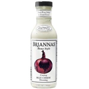 Home Style Dressing True Blue Cheese 12 Oz(Case Of 6) By Briannas Home Style Dressing True Blue Cheese 12 Oz(Case Of 6) By Briannas