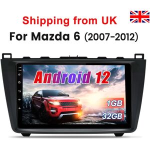 Junsun For Mazda 6 (2007-2012) 9\" Android12.0 Car Radio Stereo Gps Sat Nav Wifi Bt Dab+ Junsun For Mazda 6 (2007-2012) 9\" Android12.0 Car Radio Stereo Gps Sat Nav Wifi Bt Dab+