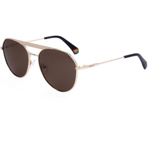 Polaroid Pld 6211/s/x J5g Gold 57/17/145 Unisex Sunglasses Polaroid Pld 6211/s/x J5g Gold 57/17/145 Unisex Sunglasses