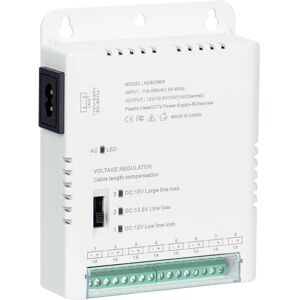 2x(Cctv Camera Supply Distribution Supply 90v-264vac Input To 12v-131414 2x(Cctv Camera Supply Distribution Supply 90v-264vac Input To 12v-131414