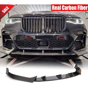 Speed_turning For Bmw X7 G07 M Sport 2019-23 Real Carbon Fiber Front Bumper Lip Chin Spoiler Speed_turning For Bmw X7 G07 M Sport 2019-23 Real Carbon Fiber Front Bumper Lip Chin Spoiler