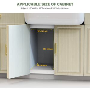 ⊹2pcs Single Track Kitchen Cabinet Shelf Under Sink Storage Organiser Pull Out ⊹2pcs Single Track Kitchen Cabinet Shelf Under Sink Storage Organiser Pull Out