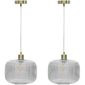 Firstchoicelighting Set Of 2 Ribbed Glass Satin Brass Ceiling Light Kitchen Dining Pendant Fittings Firstchoicelighting Set Of 2 Ribbed Glass Satin Brass Ceiling Light Kitchen Dining Pendant Fittings
