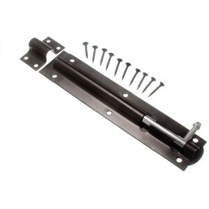 Onestopdiy New 20 X Heavy Duty Tower Bolts Slide Gate Latch Black Japanned Steel 200mm - On Onestopdiy New 20 X Heavy Duty Tower Bolts Slide Gate Latch Black Japanned Steel 200mm - On