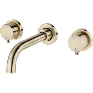 Basin Mixer Tap Zara Wall Mounted Bathroom Faucet Antique Brass Enki Bt2005 Basin Mixer Tap Zara Wall Mounted Bathroom Faucet Antique Brass Enki Bt2005