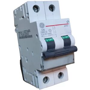 Ge Power 672073 Ep62c6 Circuit Breaker Magnetic Thermal 2p 6a 6ka C Rina Ge Power 672073 Ep62c6 Circuit Breaker Magnetic Thermal 2p 6a 6ka C Rina
