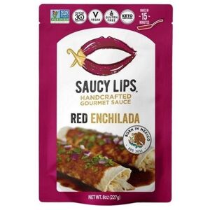 Red Enchilada Sauce 8 Oz (Case Of 6) By Saucy Lips Red Enchilada Sauce 8 Oz (Case Of 6) By Saucy Lips