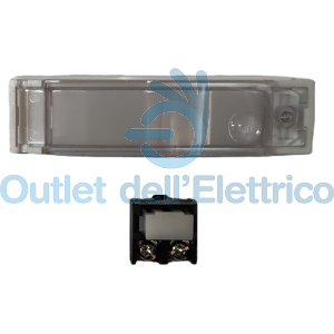 Urmet Spa Urmet 1128/1 Genya Narrow Push Button Panel With Glass And Labels Urmet Spa Urmet 1128/1 Genya Narrow Push Button Panel With Glass And Labels