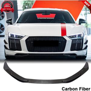 Carmotoring Fit For Audi R8 Gt V10 2-Door 2016-18 Carbon Fiber Front Bumper Lip Chin Spoiler Carmotoring Fit For Audi R8 Gt V10 2-Door 2016-18 Carbon Fiber Front Bumper Lip Chin Spoiler