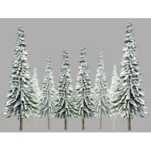 Model Rectifier Corp. Jtt Scenery Products - Snow Spruce 6" To 10" Scenic O-Scale, 12/pk (Us Import) Model Rectifier Corp. Jtt Scenery Products - Snow Spruce 6" To 10" Scenic O-Scale, 12/pk (Us Import)