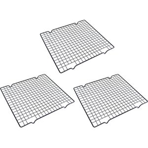 2x(3pcs Cake Cooling Rack, Black Carbon Steel Bread Drying Net, Baking Tool7345 2x(3pcs Cake Cooling Rack, Black Carbon Steel Bread Drying Net, Baking Tool7345