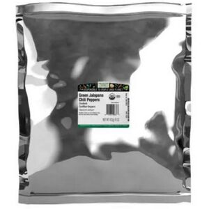 Frontier Coop Organic Green Jalapeno Chili Pepper Crushed 1 Lb Frontier Coop Organic Green Jalapeno Chili Pepper Crushed 1 Lb