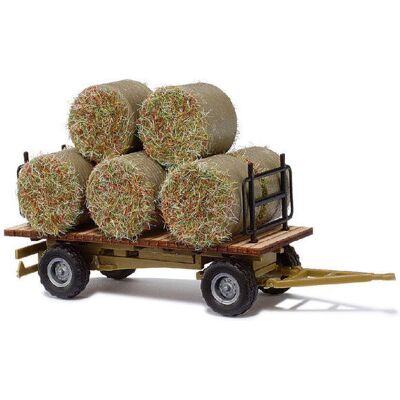 Busch BUS44930 Hay Bale on Farm Trailer - Vehicles Busch BUS44930 Hay Bale on Farm Trailer - Vehicles