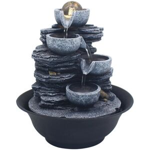 Lesser & Pavey Indoor Water Fountain Cascade Zen Waterflow Feature Home Led Decor Polyresin Lesser & Pavey Indoor Water Fountain Cascade Zen Waterflow Feature Home Led Decor Polyresin