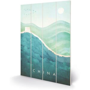 Henry Rivers (China) Official 40 X 59cm Wooden Wall Art Print Henry Rivers (China) Official 40 X 59cm Wooden Wall Art Print