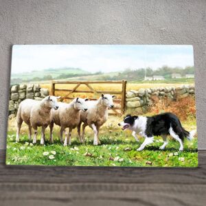 Global Designs Sheepdog With Sheep Ceramic Tile Picture Plaque Sign Wall Art Macneil Studios Global Designs Sheepdog With Sheep Ceramic Tile Picture Plaque Sign Wall Art Macneil Studios