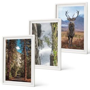 Coloray Framed Pictures Hallway Wall Decor Road Forest Mountains Deer Nature White Frame Coloray Framed Pictures Hallway Wall Decor Road Forest Mountains Deer Nature White Frame