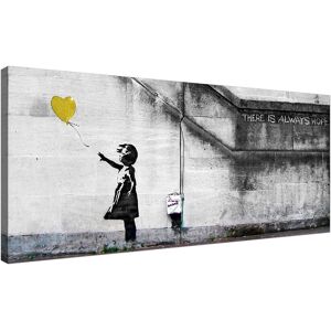 Official Wallfillers Design - Premium Product Cheap Yellow Canvas Art Of Banksy Balloon Girl Official Wallfillers Design - Premium Product Cheap Yellow Canvas Art Of Banksy Balloon Girl