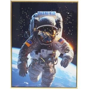 Lesser & Pavey Wall Art Print 50x70cm Astronaut Space Man Sci-Fi Design Hanging Canvas Decor Lesser & Pavey Wall Art Print 50x70cm Astronaut Space Man Sci-Fi Design Hanging Canvas Decor