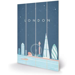 Henry Rivers (London) Official 40 X 59cm Wooden Wall Art Print Henry Rivers (London) Official 40 X 59cm Wooden Wall Art Print