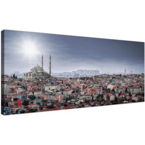 Official Wallfillers Design - Premium Product Süleymaniye Mosque - Modern Islamic Canvas Art Prints - 120cm Wide Official Wallfillers Design - Premium Product Süleymaniye Mosque - Modern Islamic Canvas Art Prints - 120cm Wide